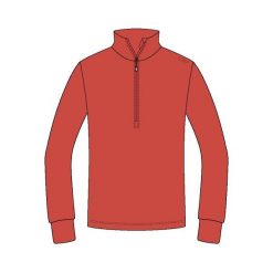 Bluza męska polarowa CMP 3G28037N. Czerwone bluzy z kapturem męskie CMP, l, z materiału. Za 159.50 zł.