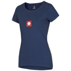 Koszulka damska Ocun Promo. Niebieskie t-shirty damskie Ocun, xl, bez wzorów, z bawełny, bez kołnierzyka. Za 128.69 zł.