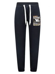 Geographical Norway Spodnie dresowe "Mholme" w kolorze granatowym rozmiar: S. Niebieskie spodnie dresowe męskie Geographical Norway, bez wzorów, z bawełny. Za 84.21 zł.