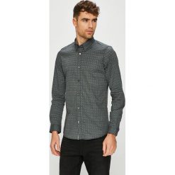 Tom Tailor Denim - Koszula. Czarne koszule męskie Tom Tailor Denim, l, bez wzorów, z bawełny, bez kołnierzyka, bez ramiączek. W wyprzedaży za 129.90 zł.