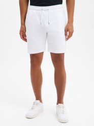 Ellesse spodenki dresowe - Turi Mężczyźni biały, M. Białe szorty męskie Ellesse, z aplikacjami, z bawełny, sportowe. Za 139.95 zł.
