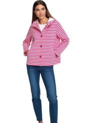 Heine Bluza w kolorze różowo-białym rozmiar: 38. Białe bluzy z kapturem damskie Heine. Za 78.47 zł.