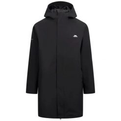 Parka Trespass Uisdean. Czarne parki męskie Trespass, l, bez wzorów, z elastanu. Za 476.00 zł.