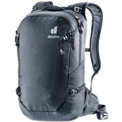Plecak na narty Deuter Freecline 15 - black. Czarne plecaki męskie Deuter, bez wzorów, z materiału. Za 455.39 zł.