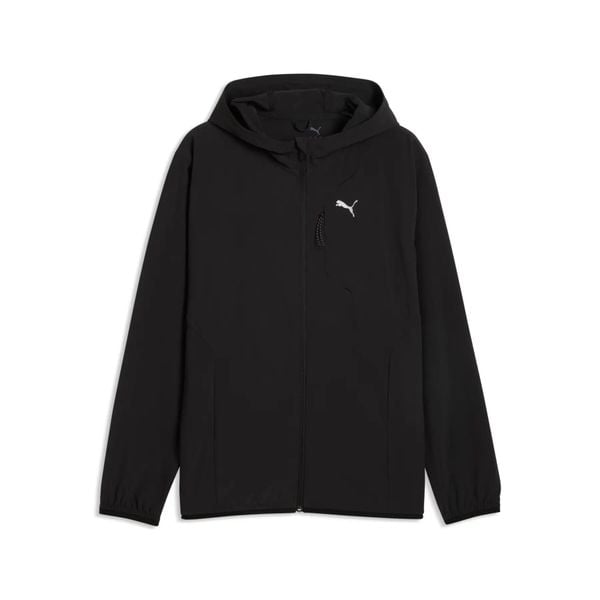 Kurtka z dresu Puma PWRTRAIN. Czarne kurtki męskie Puma, s, bez wzorów, z dresówki, eleganckie, bez kaptura. Za 265.90 zł.