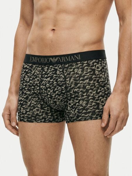 Emporio Armani Underwear Bokserki EM000232 AF19051 FC277 Czarny. Czarne bokserki męskie Emporio Armani Underwear, bez wzorów, z bawełny. Za 107.99 zł.
