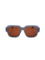 Polaroid Okulary przeciwsłoneczne unisex w kolorze niebiesko-brązowym rozmiar: 54. Brązowe okulary przeciwsłoneczne damskie Polaroid. Za 175.67 zł.