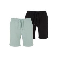Szorty Urban Classics Stretch Twill (x2). Czarne szorty męskie Urban Classics, na lato, bez wzorów, z bawełny. Za 267.50 zł.