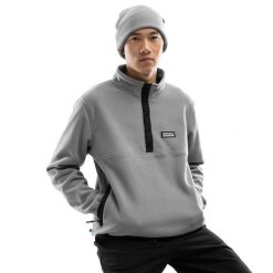 Bluza zimowa z grubego polaru męska Koli. Szare bluzy bez kaptura męskie SIROKO, m, z polaru. Za 250.00 zł.