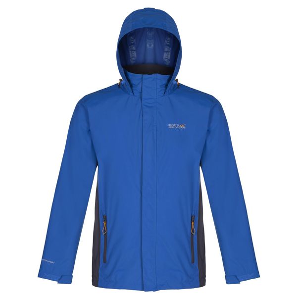 Męska Kurtka Przeciwdeszczowa. Czarne kurtki męskie Regatta, m, bez wzorów, sportowe, bez kaptura. Za 113.99 zł.