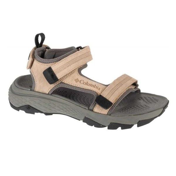 Męskie Sandały Peakfreak Rush Nubuck. Brązowe sandały męskie Columbia, z nubiku, bez zapięcia. Za 436.99 zł.
