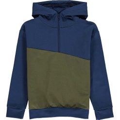Bluza w kolorze granatowo-oliwkowym. Brązowe bluzy chłopięce Lamino, bez wzorów, z materiału, bez ramiączek, bez kaptura. W wyprzedaży za 62.95 zł.