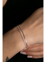 Heliophilia Srebrna bransoletka rozmiar: onesize. Szare bransoletki damskie Heliophilia, srebrne. Za 104.39 zł.