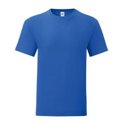 Kultowa Koszulka Unisex Dla Dorosłych. Niebieskie bluzki damskie Fruit of the Loom, l, bez wzorów, sportowe, bez kołnierzyka, bez ramiączek. Za 33.99 zł.