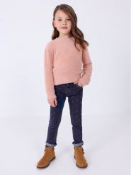 Mayoral Jeansy 4.504 Niebieski Regular Fit. Niebieskie spodnie dziewczęce Mayoral, z bawełny. Za 139.99 zł.