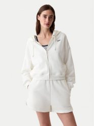 Gap Bluza 883566-09 Biały Regular Fit. Białe bluzy bez kaptura damskie GAP, xl, z bawełny. Za 179.99 zł.