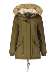 Maison Montaigne Parka "Ampumai" w kolorze khaki rozmiar: M. Brązowe parki damskie Maison Montaigne, m, bez wzorów. Za 247.69 zł.