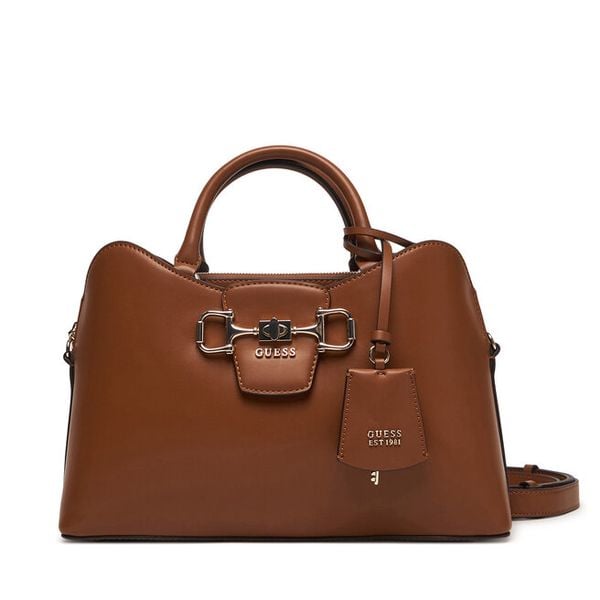 Torebka Guess. Brązowe torebki klasyczne damskie Guess, z aplikacjami, bez dodatków. Za 749.99 zł.