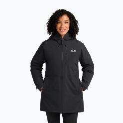 Kurtka puchowa damska Jack Wolfskin Icecape 2L Down Ins Rds. Czarne kurtki damskie Jack Wolfskin, l, bez wzorów, z puchu, bez kaptura. Za 1,059.00 zł.