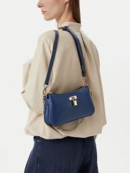 Nine West Torebka CEO-SILENT CHARM-LDA9867 Granatowy. Niebieskie torebki klasyczne damskie Nine West, bez wzorów, ze skóry, bez dodatków. Za 229.99 zł.