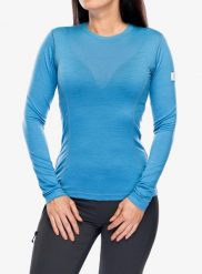 Bluza termoaktywna damska Sensor Merino Active Tee L/S. Niebieskie bluzy bez kaptura damskie Sensor, l, z materiału. Za 362.99 zł.