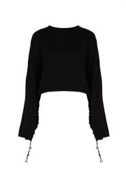 La Haine Inside Us Bluza "Tunic" | 4M LW757 | Kobieta | Czarny. Czarne bluzy bez kaptura damskie La Haine Inside Us, m, z bawełny. W wyprzedaży za 479.00 zł.
