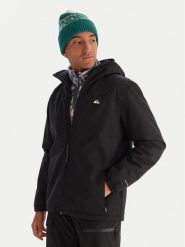 Quiksilver Kurtka przejściowa Overcast 3K EQYJK04202 Czarny Regular Fit. Czarne kurtki męskie Quiksilver, m, bez wzorów, z syntetyku, bez kaptura. Za 649.99 zł.