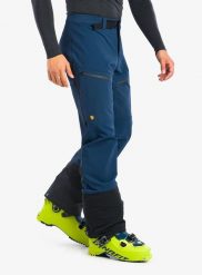 Spodnie skiturowe męskie Fjallraven Bergtagen Touring Trousers. Niebieskie spodnie materiałowe męskie Fjällräven, bez wzorów, z materiału. Za 1,011.99 zł.