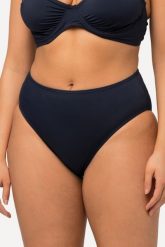 Damskie Figi od bikini możliwość różnych kombinacji UPF 20+. Niebieskie bikini damskie Ulla Popken, bez wzorów, plus size. Za 91.99 zł.