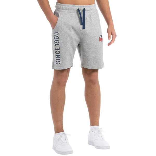 Krótka regularna fryzura Lonsdale Skaill. Niebieskie szorty męskie Lonsdale, l, na fitness i siłownię. Za 127.00 zł.