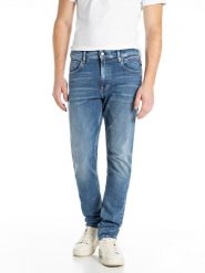 Replay Dżinsy - Slim Tapered fit - w kolorze niebieskim rozmiar: W33/L32. Niebieskie jeansy męskie Replay. Za 289.95 zł.