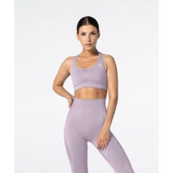 Biustonosz fitness Carpatree Phase Seamless. Żółte biustonosze sportowe damskie Carpatree, bez wzorów. Za 39.99 zł.