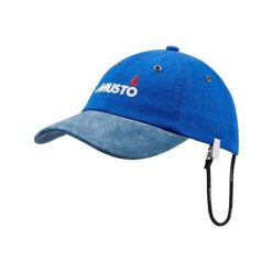Czapka z daszkiem Musto Crew. Niebieskie czapki męskie Musto, na lato, bez wzorów, sportowe. Za 169.99 zł.