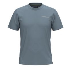 T-shirt slim fit Smartwool Nature's Vibes. Niebieskie t-shirty męskie Smartwool, m, bez wzorów, z bawełny, bez kołnierzyka. Za 199.40 zł.