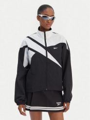 Reebok Bluza Silvia RK25517CCW Czarny Relaxed Fit. Czarne bluzy bez kaptura damskie Reebok, l, z syntetyku. Za 249.99 zł.