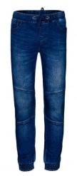 Spodnie Ciemne Jeansowe, JOGGERY Męskie, Casualowe, z Elastanem, Zwężana Nogawka -QUICKSIDE. Spodnie materiałowe męskie Quickside, bez wzorów, z bawełny. Za 111.00 zł.