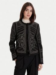 Morgan Marynarka 252-VCLIKY Czarny. Czarne marynarki i żakiety damskie Morgan, bez wzorów, z syntetyku. Za 419.99 zł.