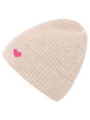 Zwillingsherz Kaszmirowa czapka beanie w kolorze beżowym rozmiar: onesize. Brązowe czapki zimowe damskie Zwillingsherz, z kaszmiru. Za 254.74 zł.
