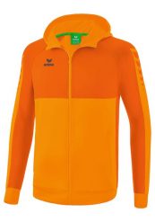 Kurtka treningowa z kapturem Erima Six Wings. Brązowe kurtki treningowe męskie Erima, m, bez wzorów, z bawełny, na fitness i siłownię. Za 252.50 zł.