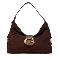 Torebka Guess. Brązowe torebki klasyczne damskie Guess, z aplikacjami, bez dodatków. Za 674.99 zł.