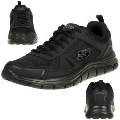 Buty do chodzenia męskie Skechers Trackscloric. Czarne obuwie do biegania damskie Skechers. Za 249.99 zł.