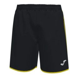 Spodenki do piłki nożnej dla chłopców Joma Liga. Czarne szorty męskie Joma, bez kołnierzyka. Za 54.94 zł.