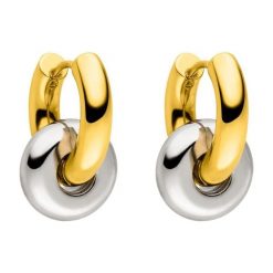 Purelei Purelei Kolczyki Kółka Bond Kolczyki koła 1 ct Damski. Białe kolczyki damskie Purelei, z cyrkonią, pozłacane. Za 130.69 zł.