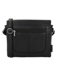 Beagles Skórzana torebka "Benidorm" w kolorze czarnym - 24 x 21 x 6 cm rozmiar: onesize. Czarne torebki klasyczne damskie Beagles, bez wzorów, z materiału, bez dodatków. Za 152.99 zł.