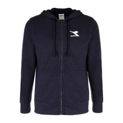 Bluza męska DIADORA HOODIE FZ SWEAT CORE. Czarne bluzy bez kaptura męskie Diadora, m. Za 139.99 zł.