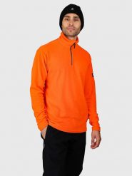 Brunotti Bluza polarowa "Tenno" w kolorze pomarańczowym rozmiar: L. Pomarańczowe bluzy bez kaptura męskie BRUNOTTI, l, z polaru. Za 87.81 zł.