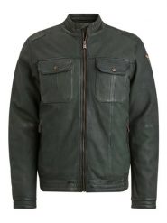 PME Legend Skórzana kurtka w kolorze ciemnozielonym rozmiar: XL. Zielone kurtki męskie PME Legend, xl, bez wzorów, ze skóry, bez kaptura. Za 806.90 zł.