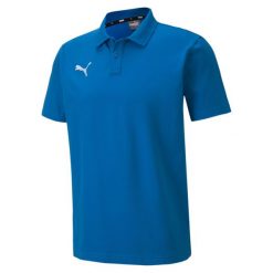 Koszulka męska Puma teamGOAL 23 Casuals Polo. Niebieskie koszulki polo męskie Puma, m, bez wzorów, bez ramiączek. Za 118.98 zł.