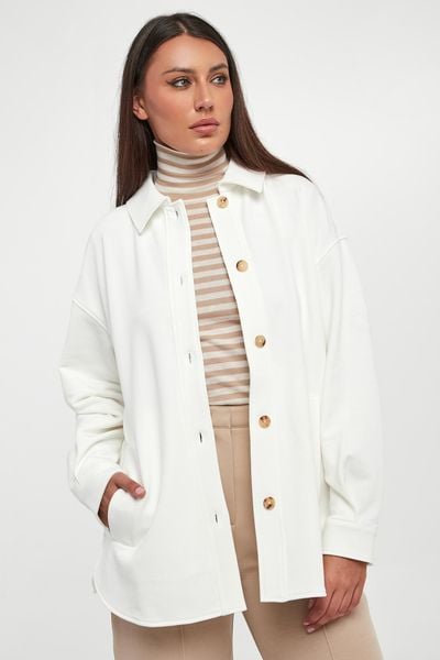 Koszula damska dzianinowa Comma MM. Koszule damskie MM, xs, bez wzorów, z dzianiny, bez kołnierzyka, bez ramiączek. Za 1,249.00 zł.