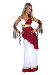 Amscan 3-częściowy kostium "Imperial Empress" w kolorze czerwono-białym rozmiar: M/L. Białe stroje jednoczęściowe damskie AMSCAN, l, bez wzorów. Za 139.99 zł.